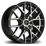 Racing Hart Concepts Weive Gloss Black Machined & Undercu