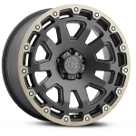 Black Rhino Wheels Razorback Matt Black Machined Lip Dark T