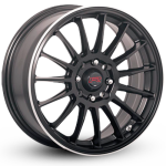 TSW Rally Gloss Black Machined